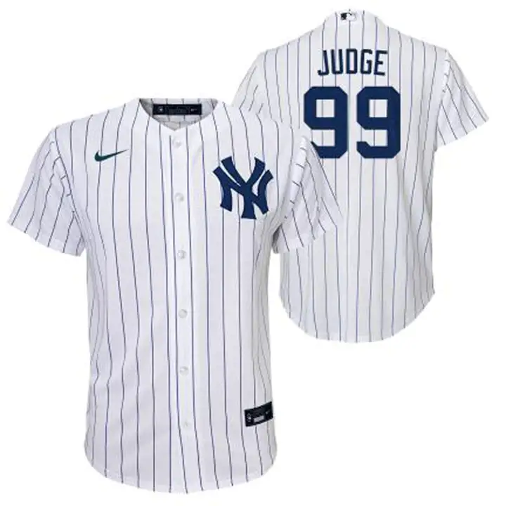 Maillot de joueur officiel des Yankees de New York MLB pour jeunes Aaron Judge
