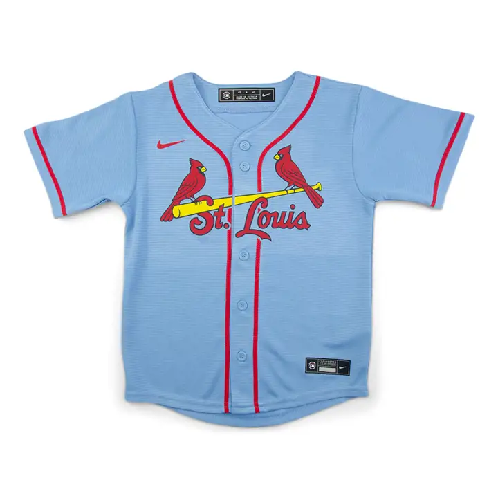 Maillot vierge officiel MLB St. Louis Cardinals pour jeune LBL
