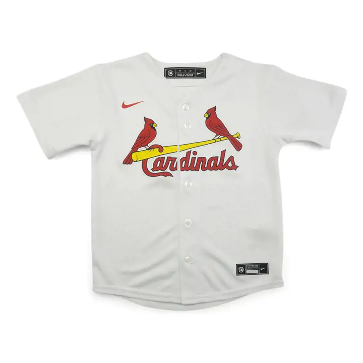 Maillot vierge officiel des St. Louis Cardinals de la MLB pour nourrissons - blanc