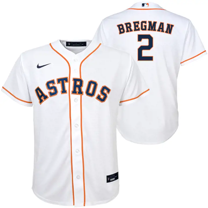 Maillot officiel de joueur MLB Houston Astros pour jeunes - Alex Bregman