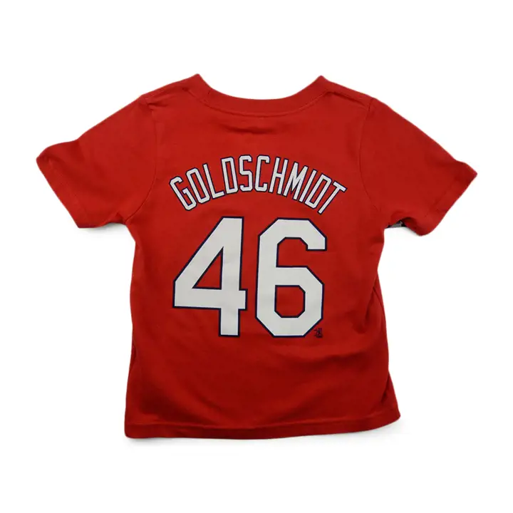 T-shirt jeune N&N joueur Paul Goldschmidt rouge STL CARDS MLB