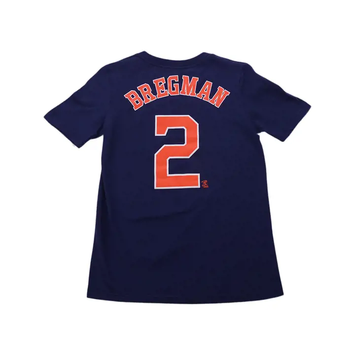 T-shirt Enfant Joueur N&N MLB ASTROS Alex Bregman marine