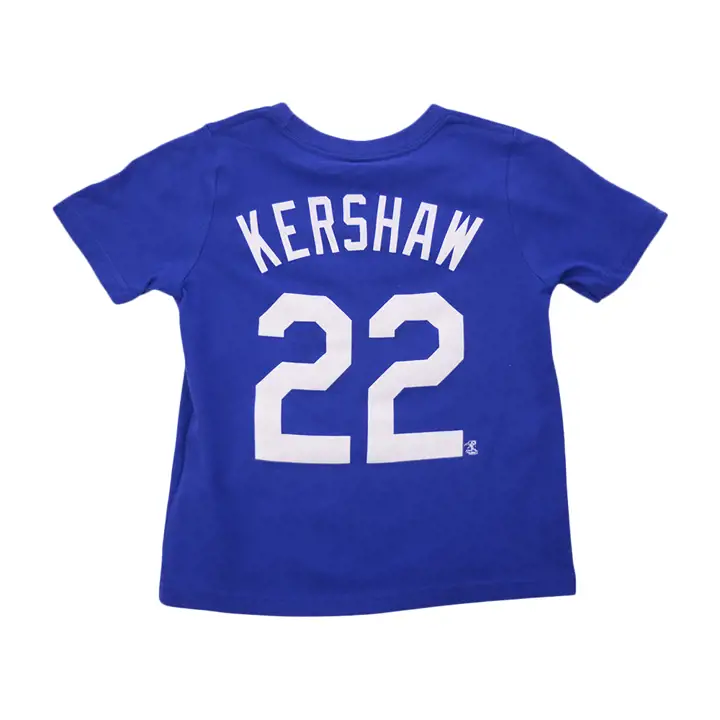 DODGERS MLB Tee enfant joueur N&N Clayton Kershaw rbl