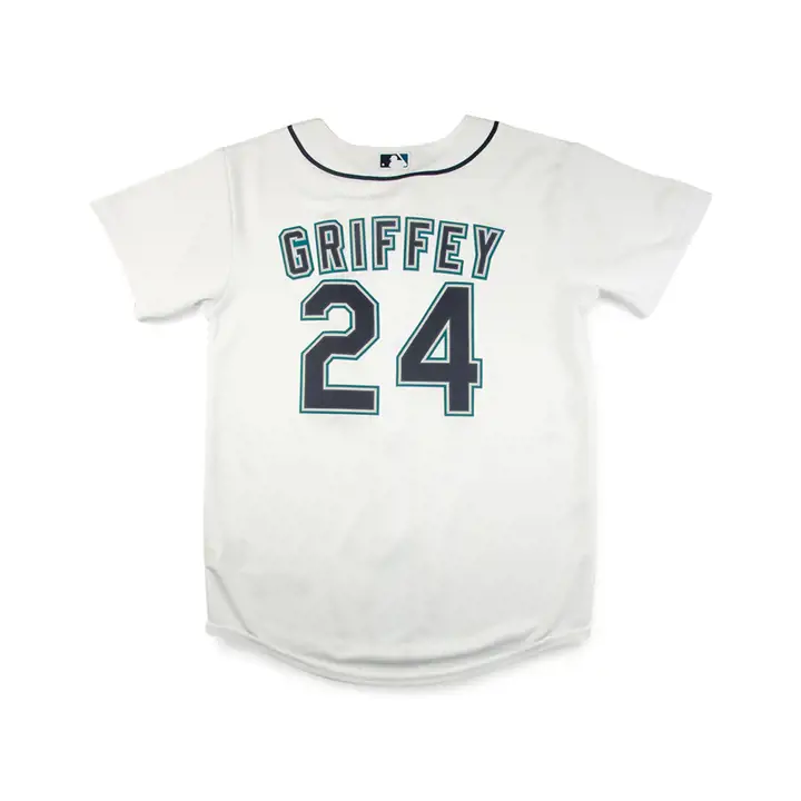 Mariners MLB Maillot de joueur Coop Jeunesse Ken Griffey Jr. blc