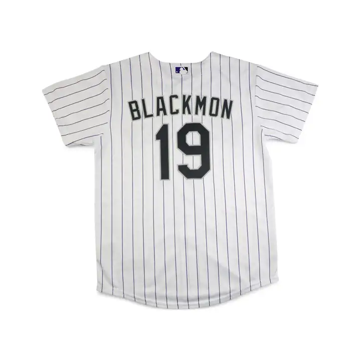 Maillot Officiel de Joueur MLB Rockies Jeunesse Charlie Blackmon Domicile