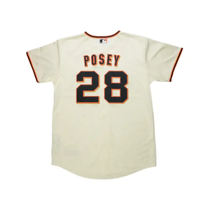 Maillot de joueur officiel MLB des Giants de San Francisco pour jeune Buster Posey