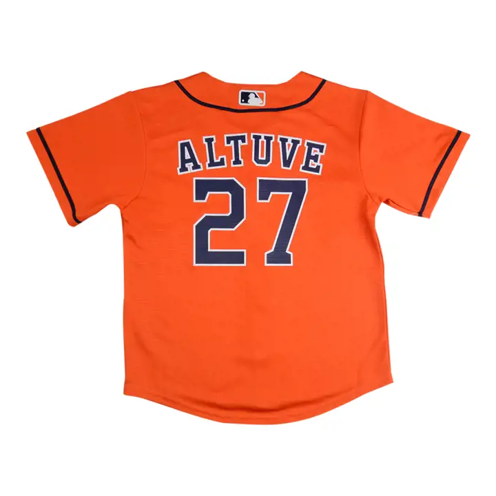 Maillot officiel de joueur Jose Altuve MLB des ASTROS pour tout-petit (orange)