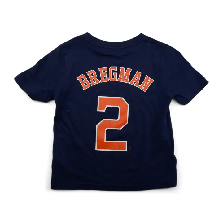 T-shirt Joueur N&N ASTROS MLB pour Enfant en bas âge Alex Bregman marine