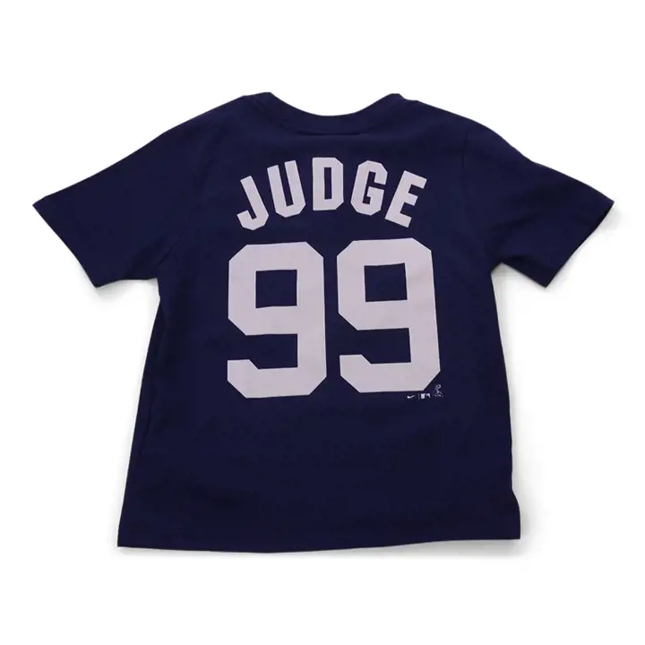 T-shirt enfant Yankees MLB J&J joueur Aaron Judge marine