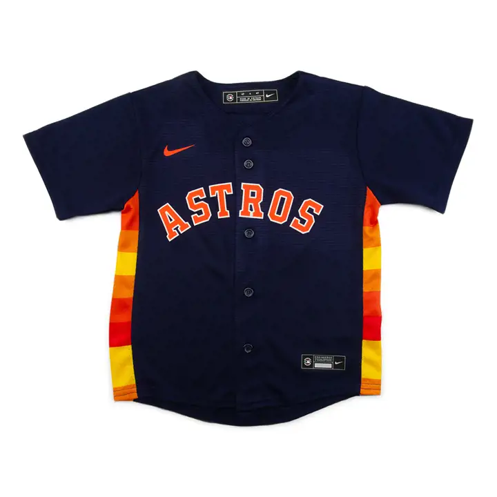 Maillot vierge officiel ASTROS MLB pour jeune bleu marine