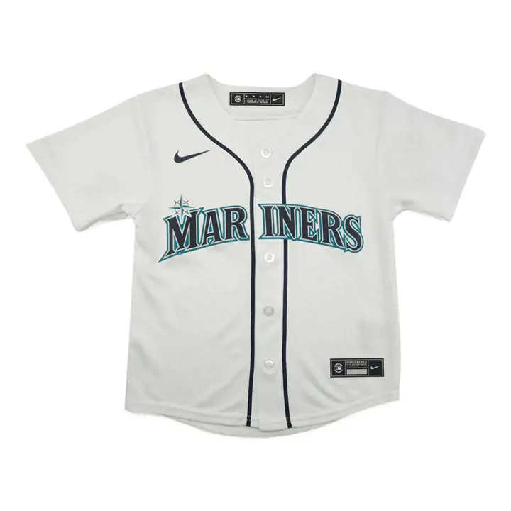 Maillot Officiel Vierge Blanc Jeune Mariners MLB