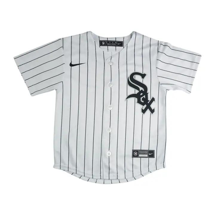 Maillot officiel jeunesse vierge des White Sox de la MLB, blanc