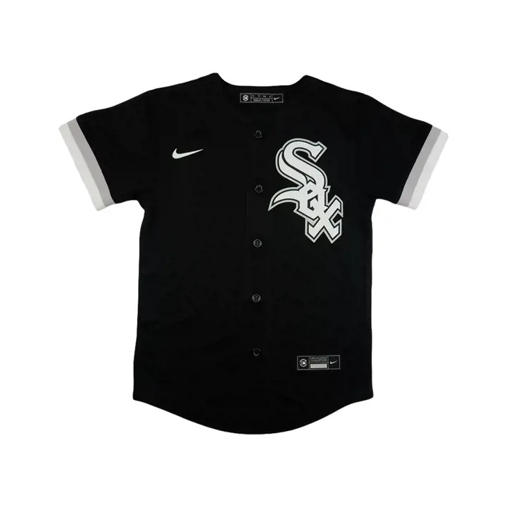 Maillot noir vierge officiel pour jeune MLB des White Sox
