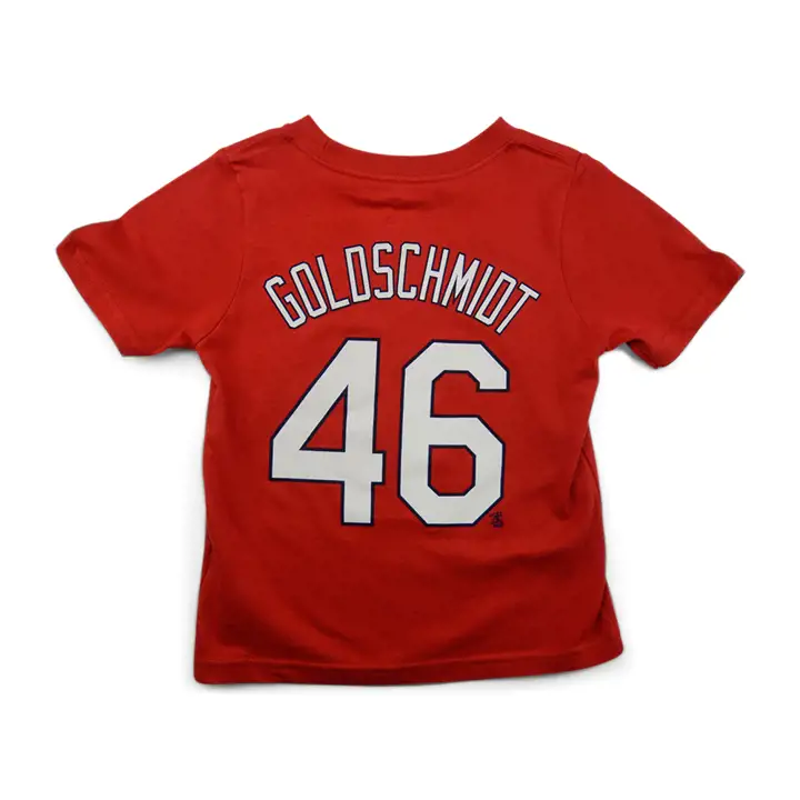 STL CARDS MLB Kids T-shirt joueur N&N Paul Goldschmidt rouge