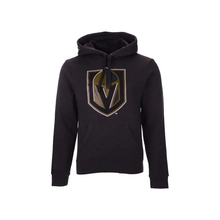 Chandail à capuchon à logo principal de la LNH des Golden Knights de Vegas, anthracite