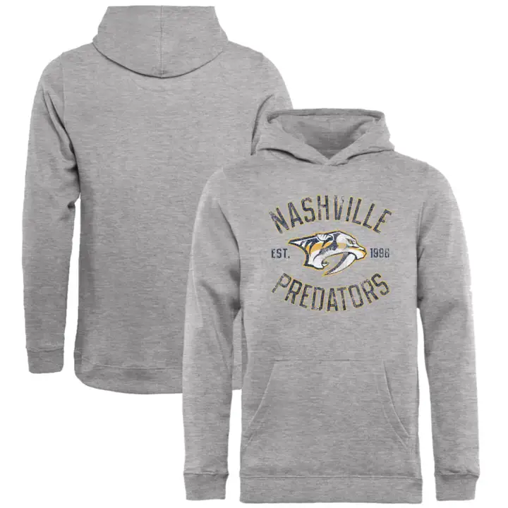 Chandail à capuchon Nashville Predators LNH Victoire Arche gris