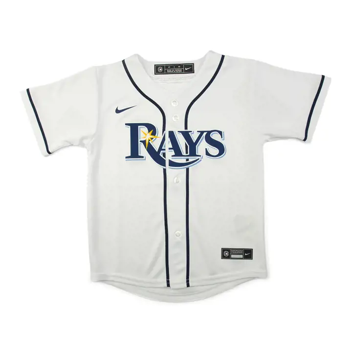RAYS MLB Youth Official Blank Jersey wht