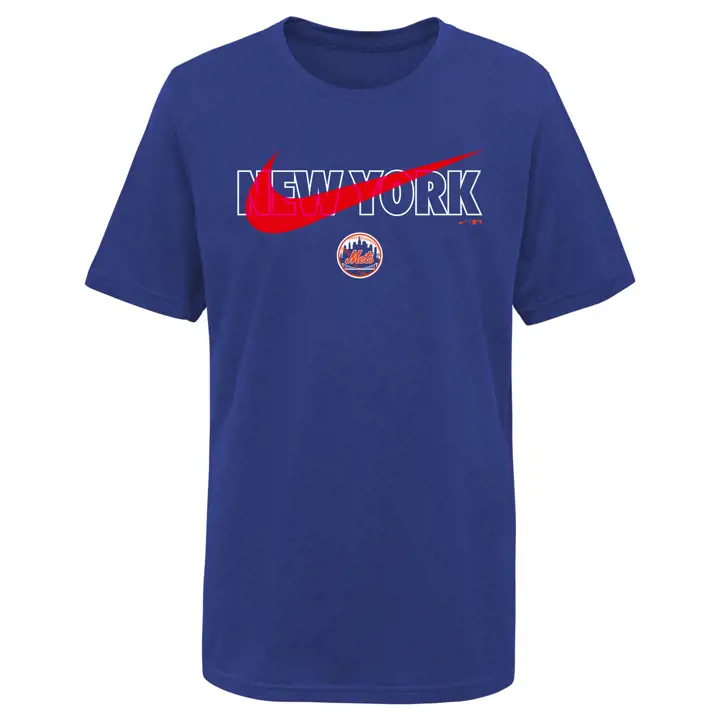 METS MLB T-Shirt Jeune Nom de la Ville 20 rbl/org