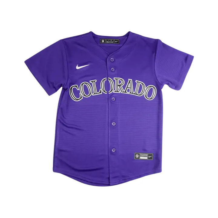 Rockies MLB Maillot officiel vierge pour jeunes