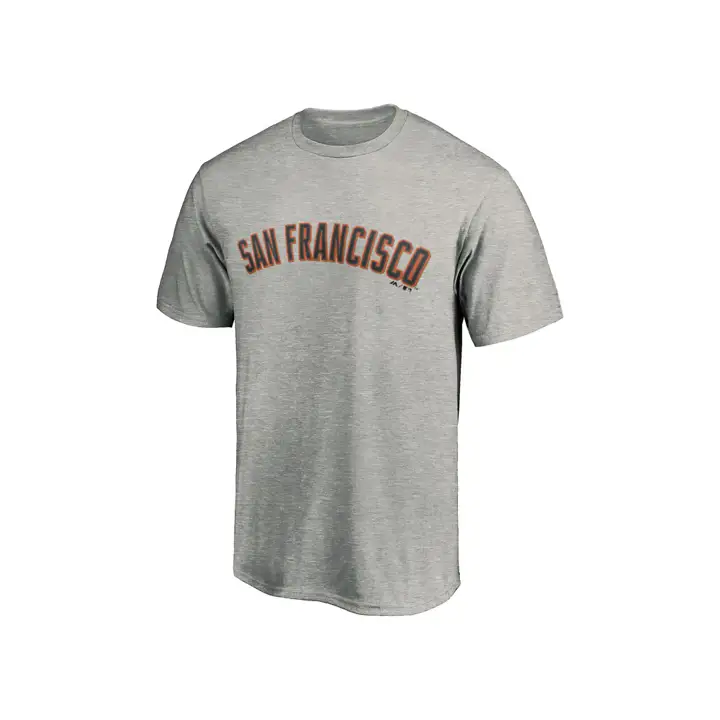 T-shirt gris MLB des San Francisco Giants avec inscription