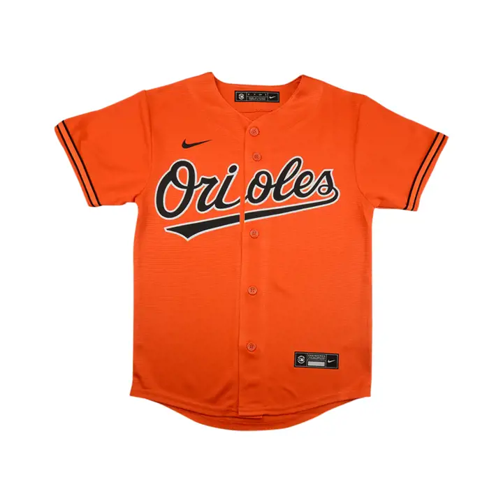 Maillot vierge officiel de la MLB pour jeunes des Orioles