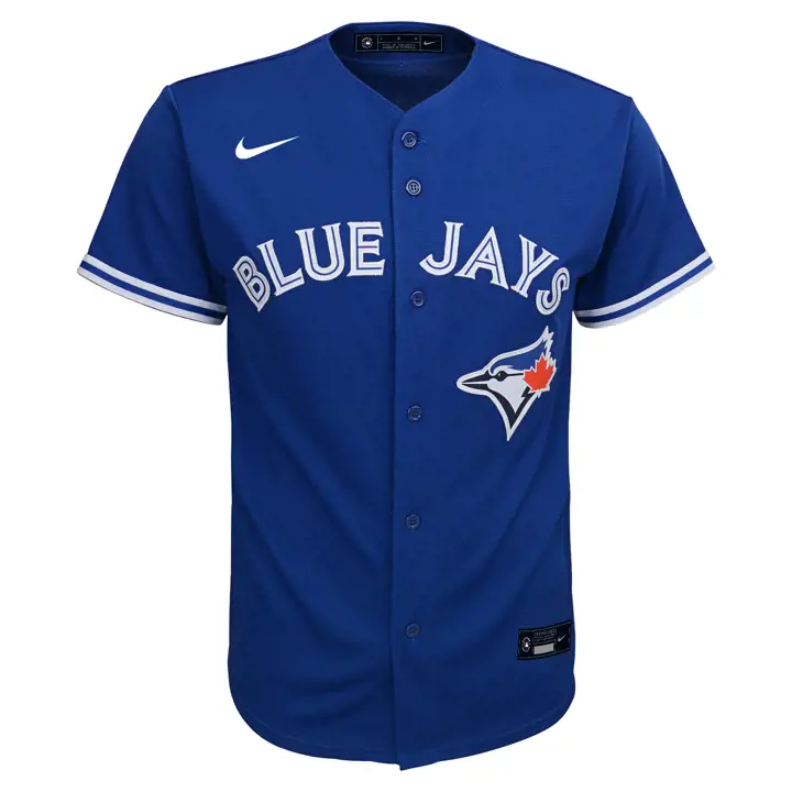 Maillot vierge officiel de la MLB pour jeune des Blue Jays rbl