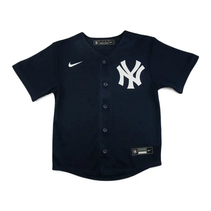 Maillot vierge officiel MLB enfant Yankees bleu marine