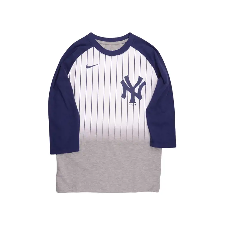 Yankees MLB Jeunesse 3/4 Manches Raglan 20 gris/marine