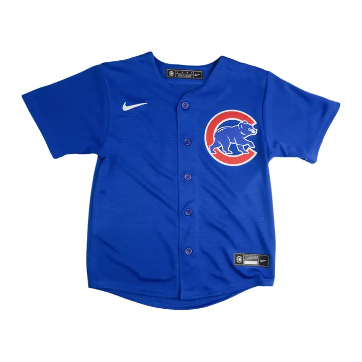 Maillot vierge officiel MLB Kids des Cubs de Chicago rbl