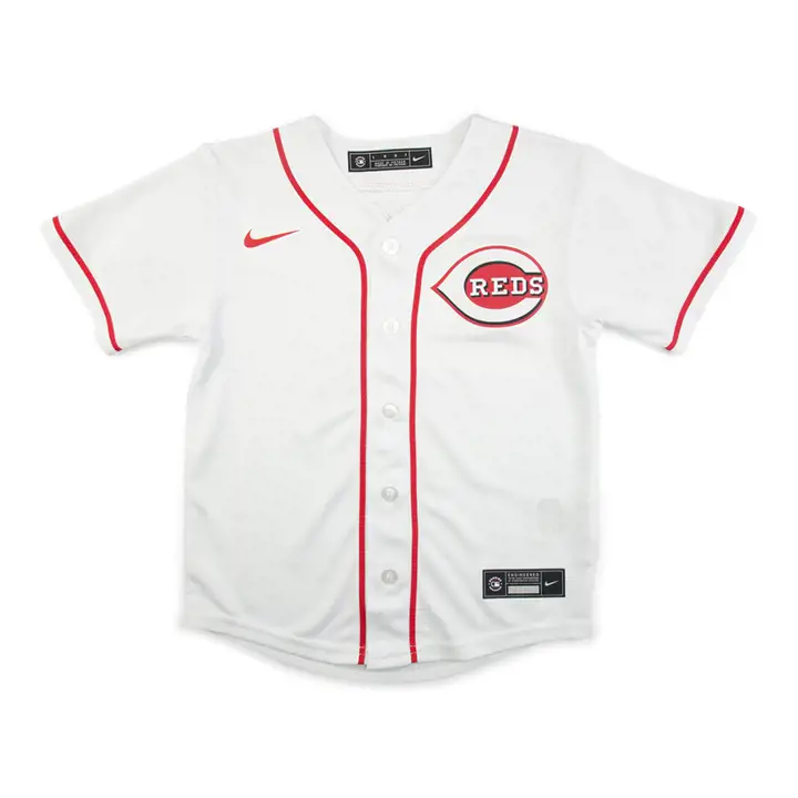 Maillot officiel enfant vierge blanc MLB Cincinnati Reds