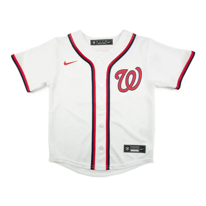 Washington Nationals MLB Kids Maillot Vierge Officiel blanc