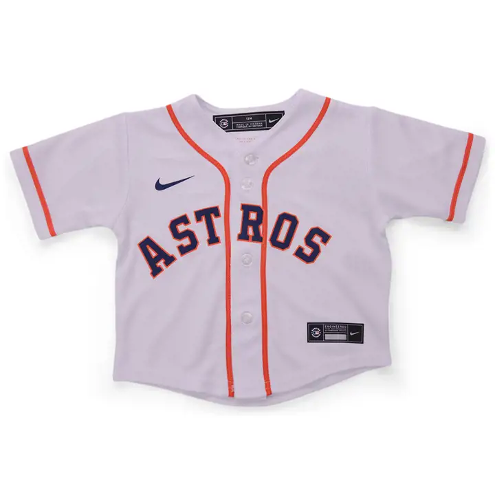 Maillot vierge officiel MLB Toddler des Houston Astros blc
