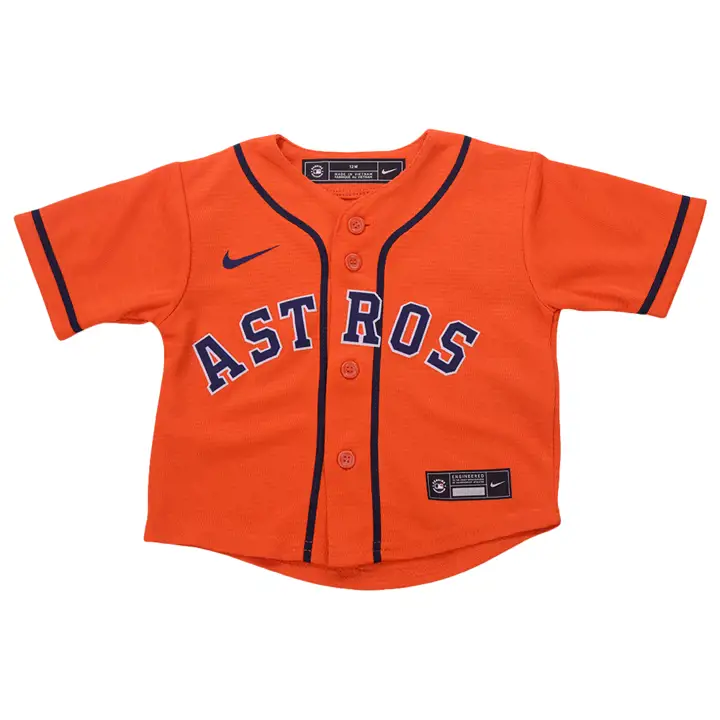 Maillot officiel vierge pour tout-petits MLB Houston Astros