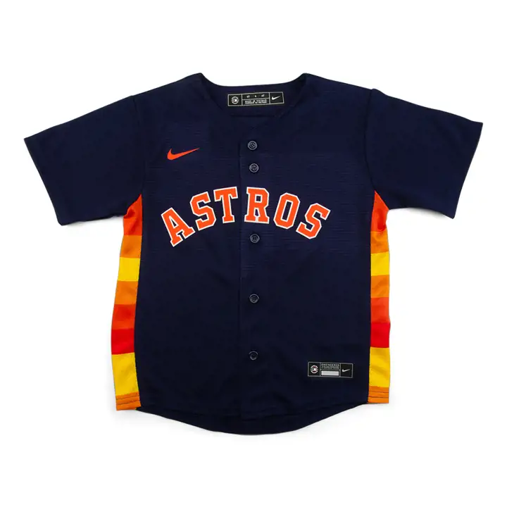 Maillot officiel Houston Astros MLB vierge marine pour tout-petit