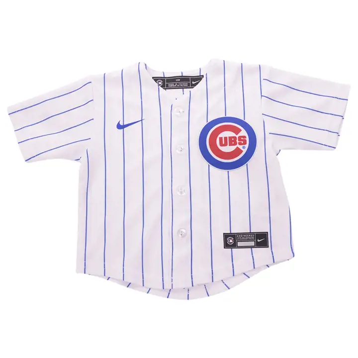Maillot blanc officiel vierge pour tout-petits Chicago Cubs MLB
