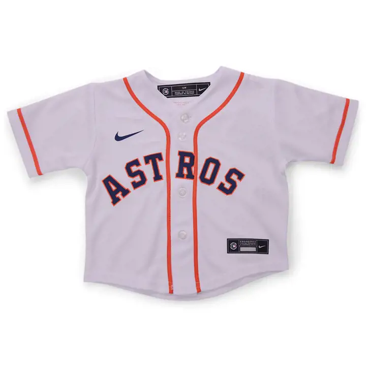 Maillot vierge officiel MLB Houston Astros pour bébé - Blanc