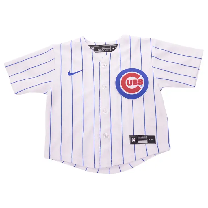 Maillot blanc officiel pour bébé MLB des Cubs de Chicago