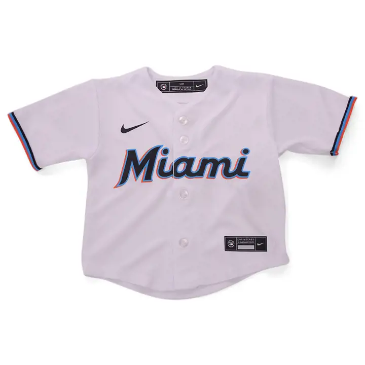 Miami Marlins MLB Body Bébé Officiel Vierge blanc
