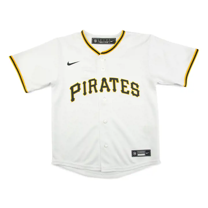 Maillot vierge officiel Pittsburgh Pirates MLB pour bébé, blanc