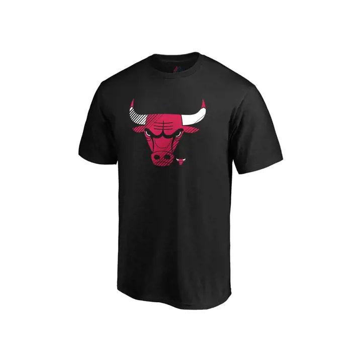 T-shirt noir Chicago Bulls NBA Slash And Dash