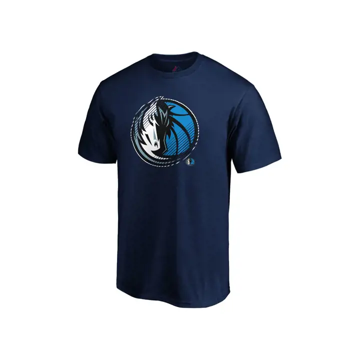 T-shirt Dallas Mavericks NBA Slash And Dash bleu marine