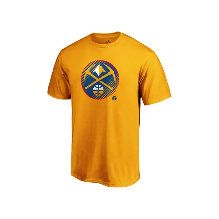 T-shirt Denver Nuggets NBA Slash and Dash yel