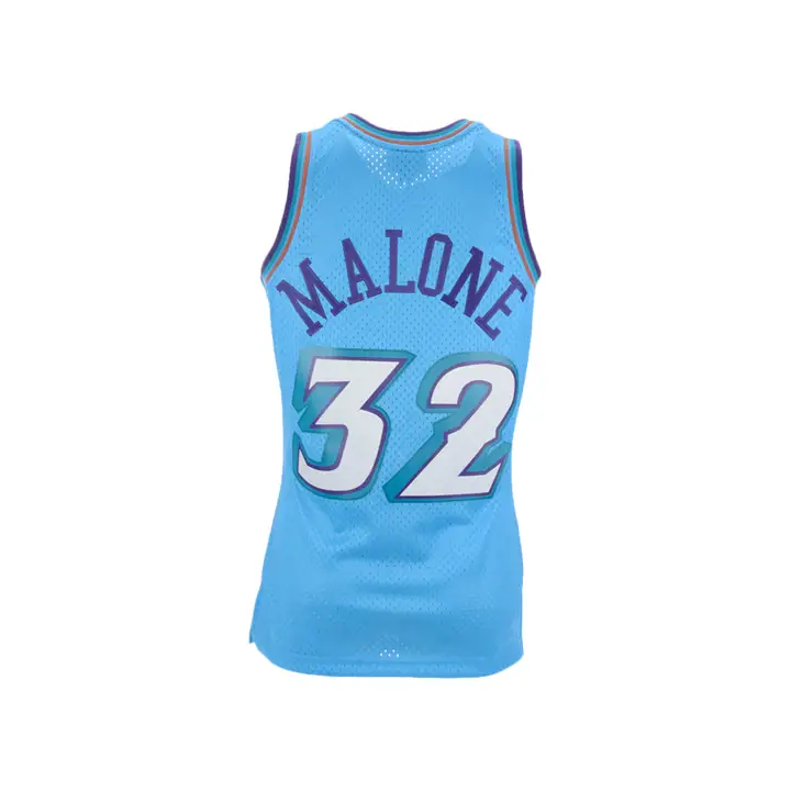 Maillot Swingman Karl Malone JAZZ NBA Reload Collection BLEU
