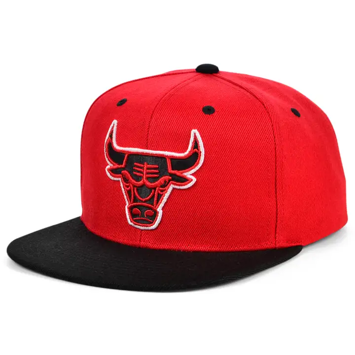 CHICAGO BULLS HWC THE REMIX SNAPBACK ROUGE/NOIR