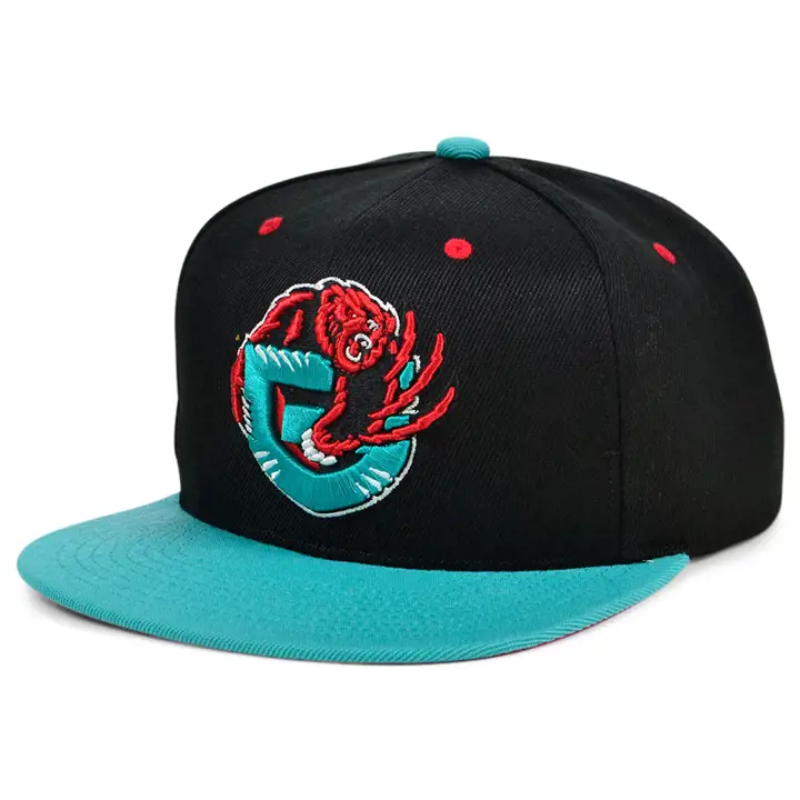 CASQUETTE SNAPBACK VANCOUVER GRIZZLIES HWC THE REMIX NOIR/TURQUOISE