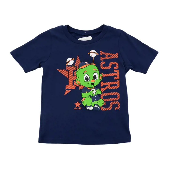 T-shirt bébé mascotte MLB Houston Astros taille 20 marine