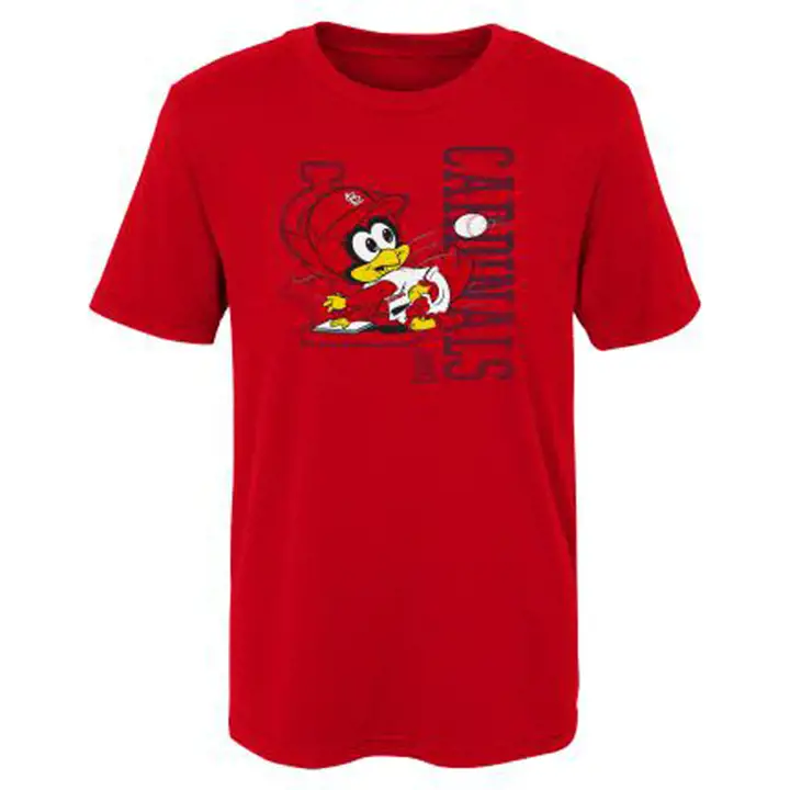 T-shirt mascotte bébé nourrisson MLB St. Louis Cardinals 20 rouge
