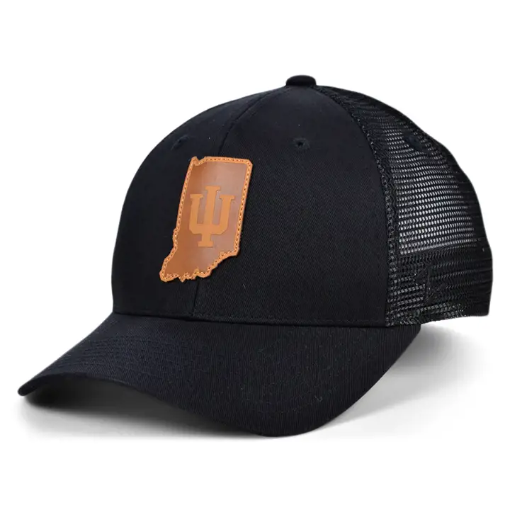 Casquette Trucker Indiana NCAA Expedition Patch noire