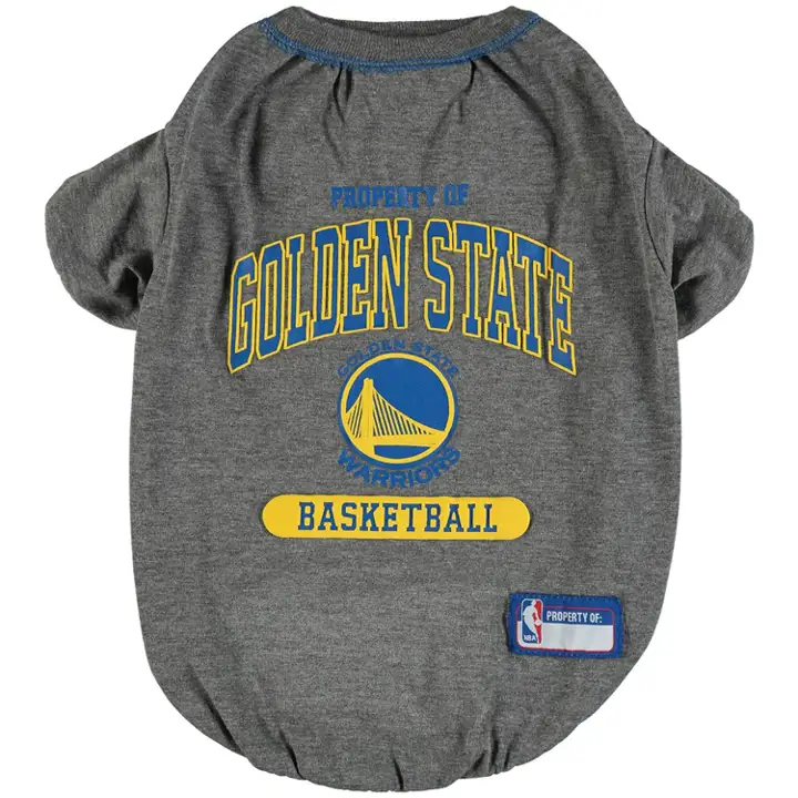 T-shirt pour animaux Golden State Warriors
