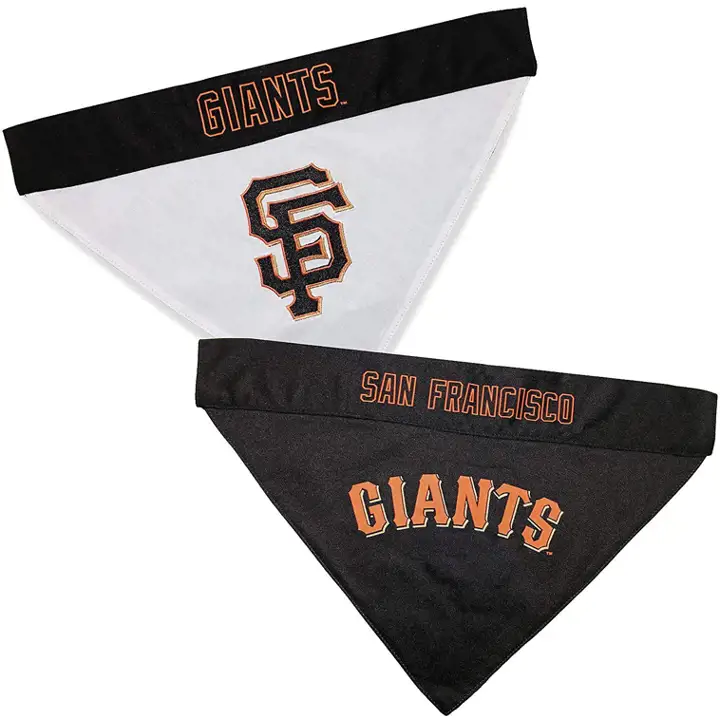 Bandana réversible pour animaux de compagnie San Francisco Giants